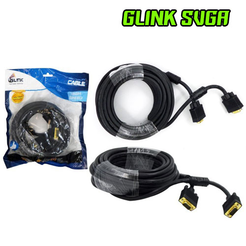 SUPER VGA 20ม.GLINK HD15M/HD15M หัวทอง /ถุง CV-GL-SV-20MMB