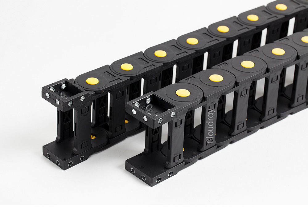 Cable Chain (20x75 mm + R100mm) ยาว 1 เมตร/Both Side Opening