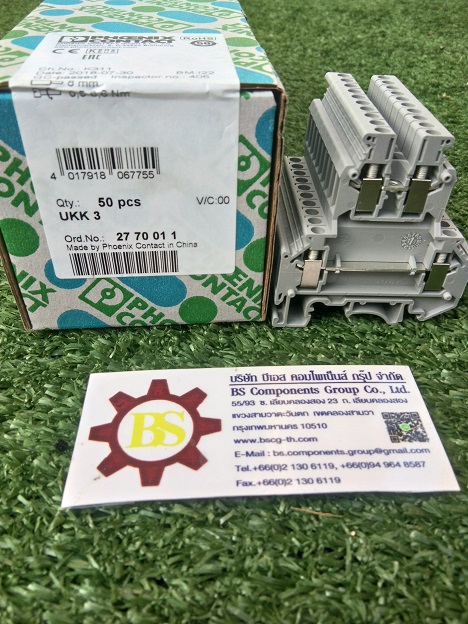 PHOENIX : Screw Terminal UKK3 (สองชั้น)