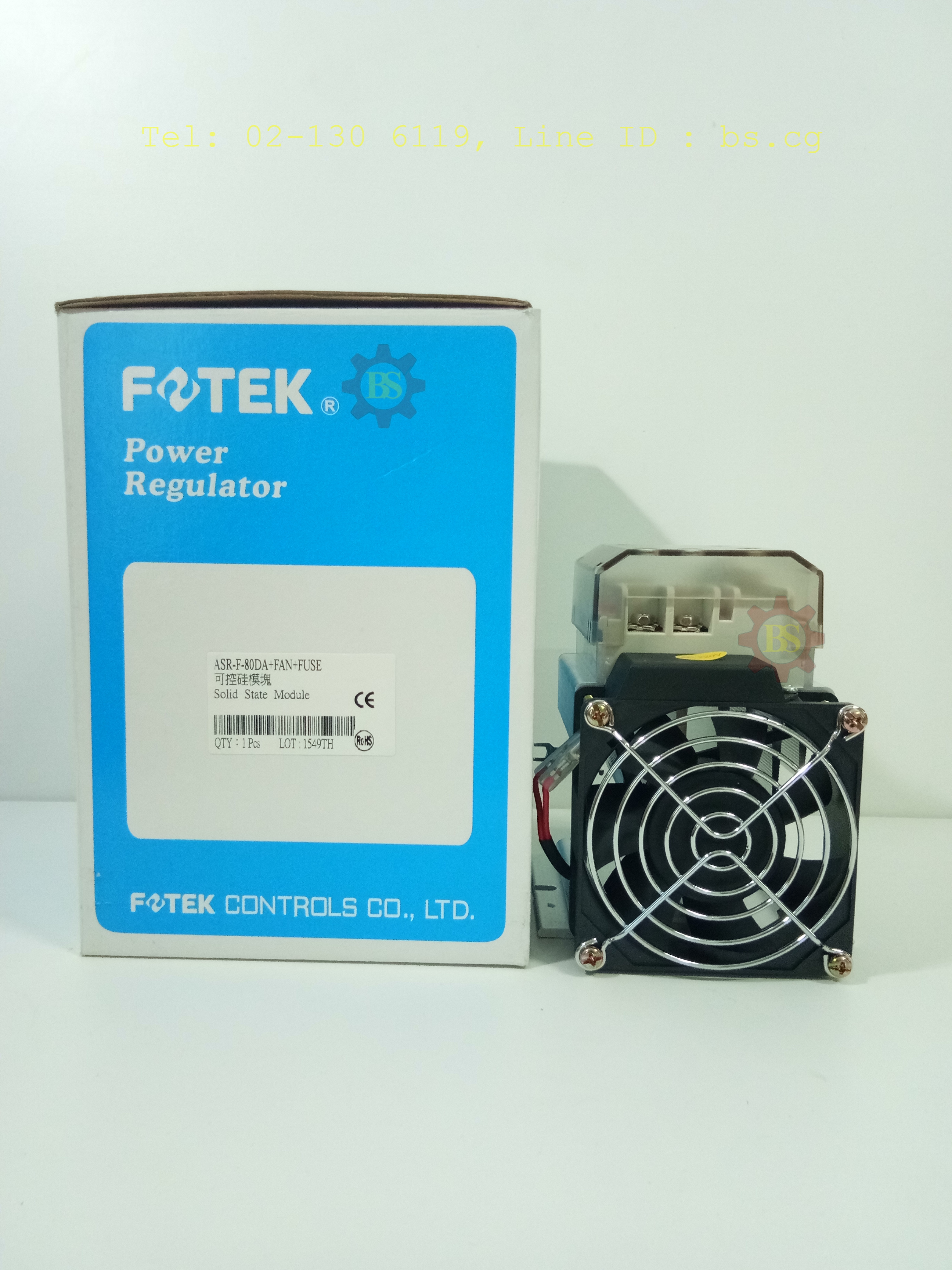 FOTEK : Solid State Module ASR-F-80DA+FAN+FUSE