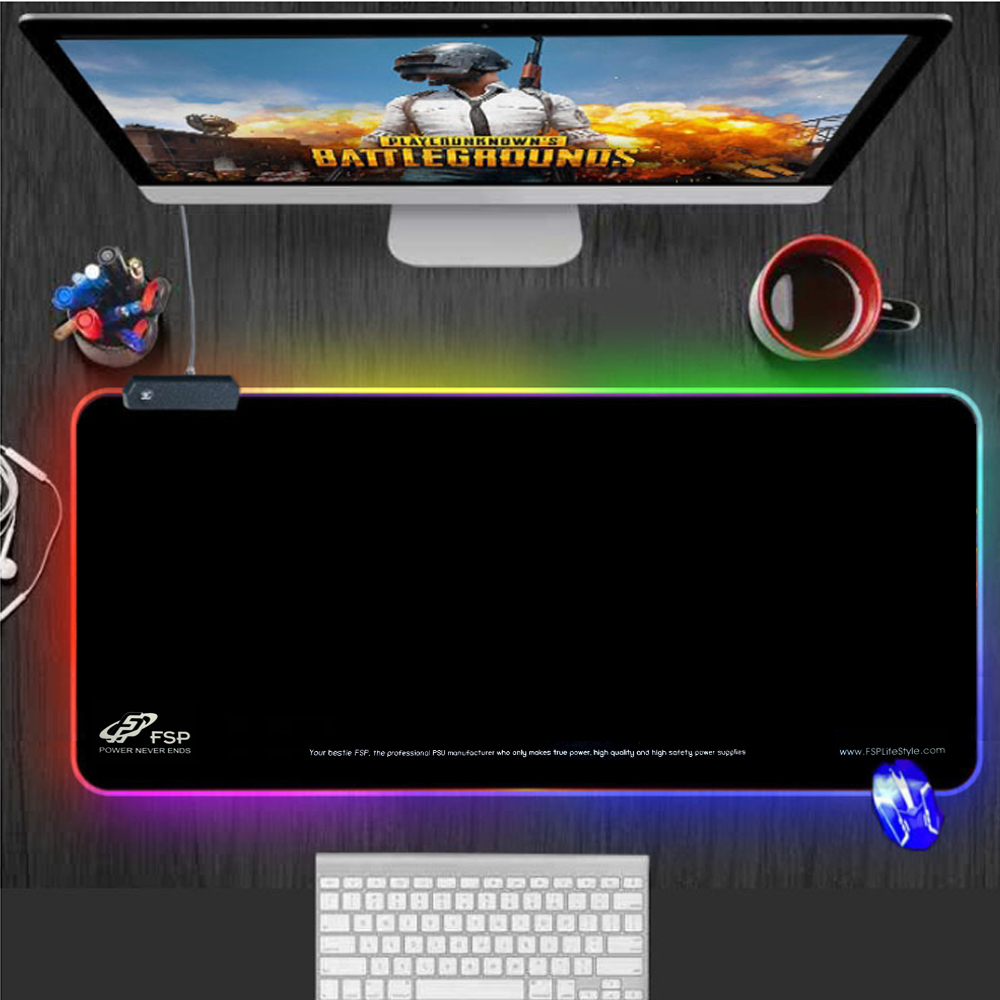 FSP Heavy Big แผ่นรองเม้าส์ MOUSE MAT RBG ขนาด 90ซม. 40ซม.หนา 4มิล RBG9040 90x40cm หนา4มิล MP-PL-XX-9040