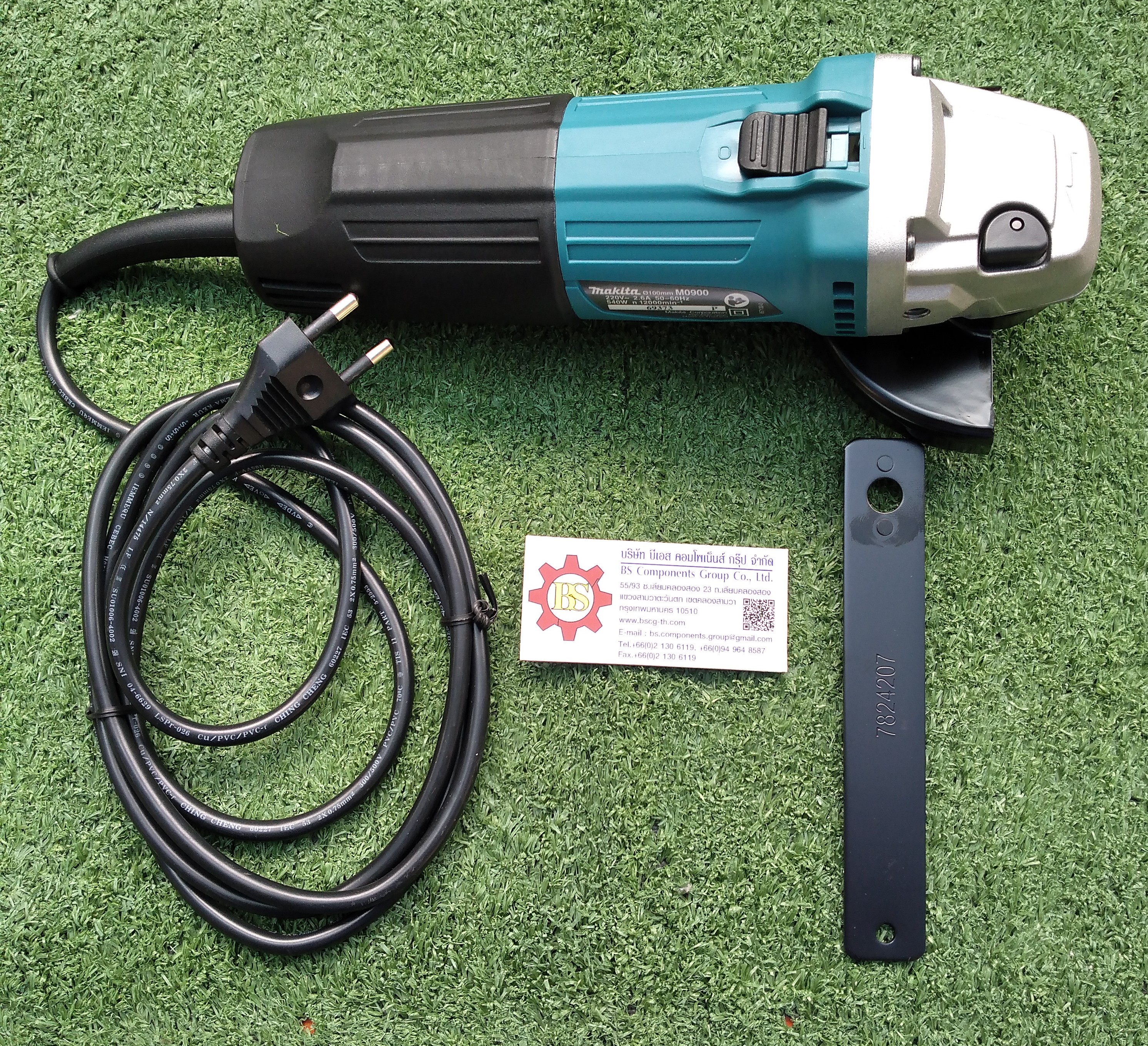 Makita : เครื่องเจียร์ 4" M0900B 540W 12.000รอบ/นาที สวิตช์สไลด์