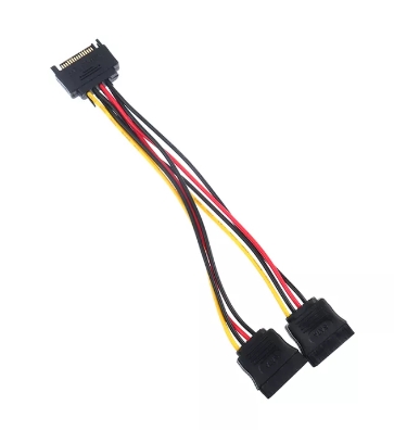 CB-090B สายแปลง POWER SATA TO SATA Y CABLE 1 ออก 2 (Y SATA) CA-YY-PW-YPW05-