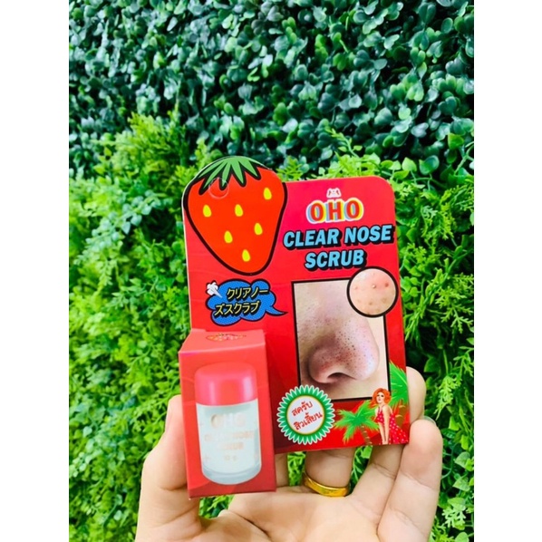 OHO Clear nose scrub 10g ผงขัดสิวเสี้ยน โอ้โห