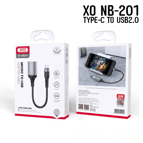XO NB-201 TYPE-C TO USB 2.0 CABLE CA-TC-XO-NB201