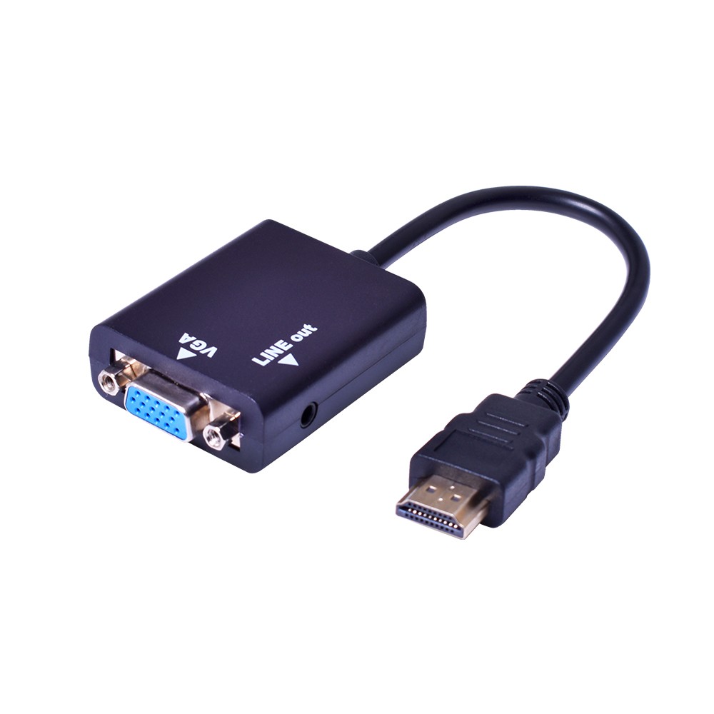 HDV-333 ตัวเเปลง HDMI to VGA Adapter+AUDIO FULL HD CV-GO-XX-HD333