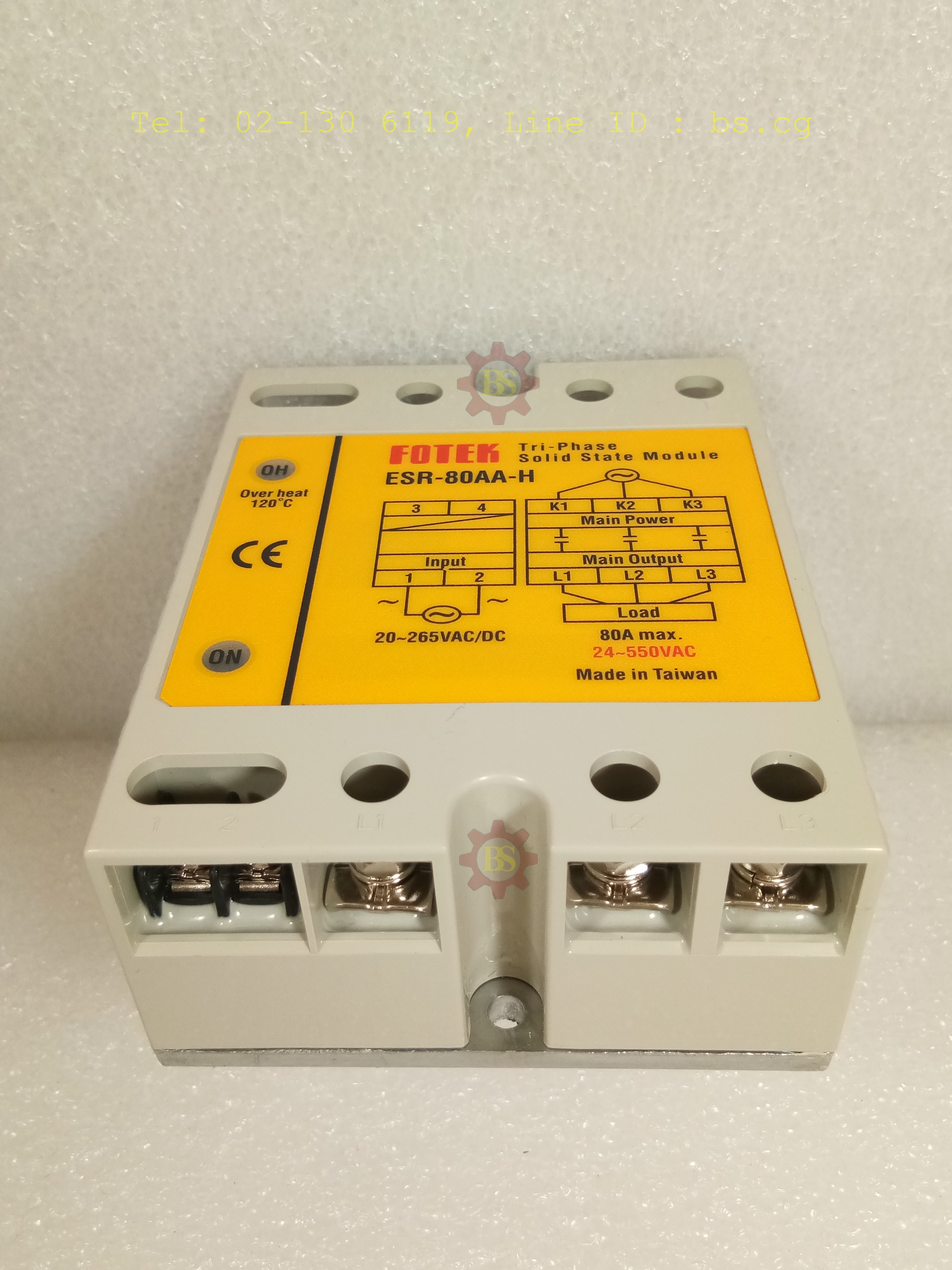 FOTEK : Solid State Module Tri-Phase ESR-80AA-H