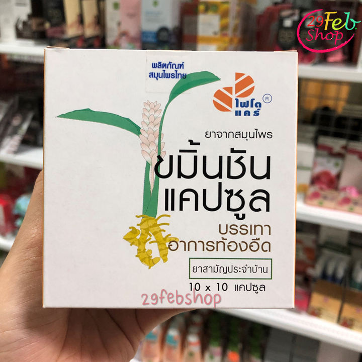 Phyto Care Herbal Medicine Curmin Capsule 10 x 10 Caps ขมิ้นชันแคปซูล