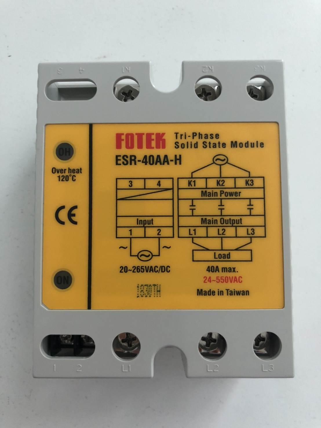 FOTEK : Solid State Module Tri-Phase ESR-40AA-H