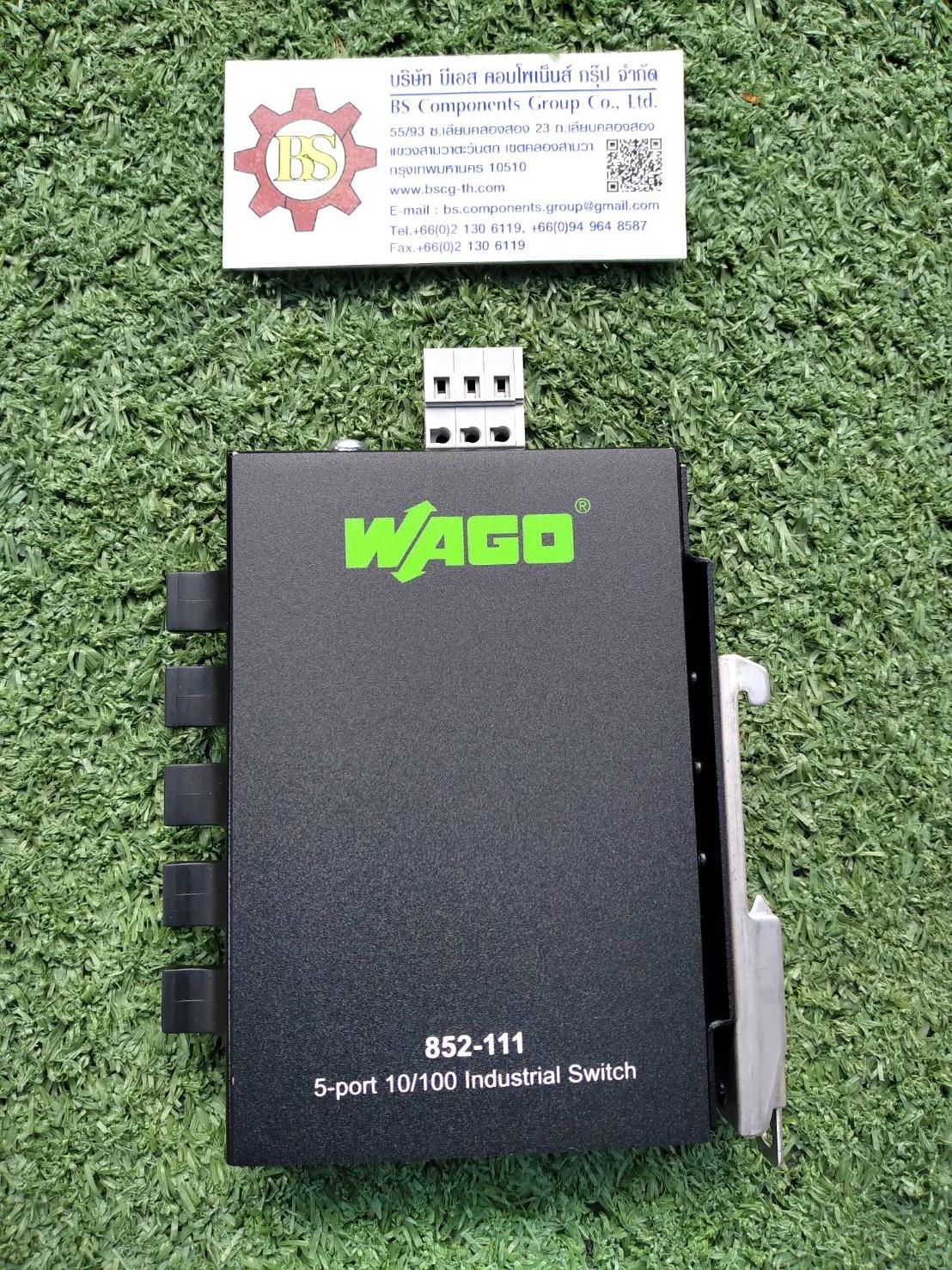 WAGO : Industrial-ECO-Switch; 5-port 100Base-TX;black