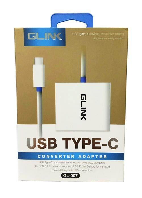 GLINK GL-007 USB TYPE-C ตัวผู้ TO HDMI ตัวเมีย "G-link" CA-TC-GL-GL007