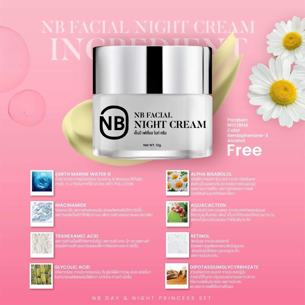 NB Day & Night Princess Set เอ็นบี ครีมเจ้าหญิง 24กรัม
