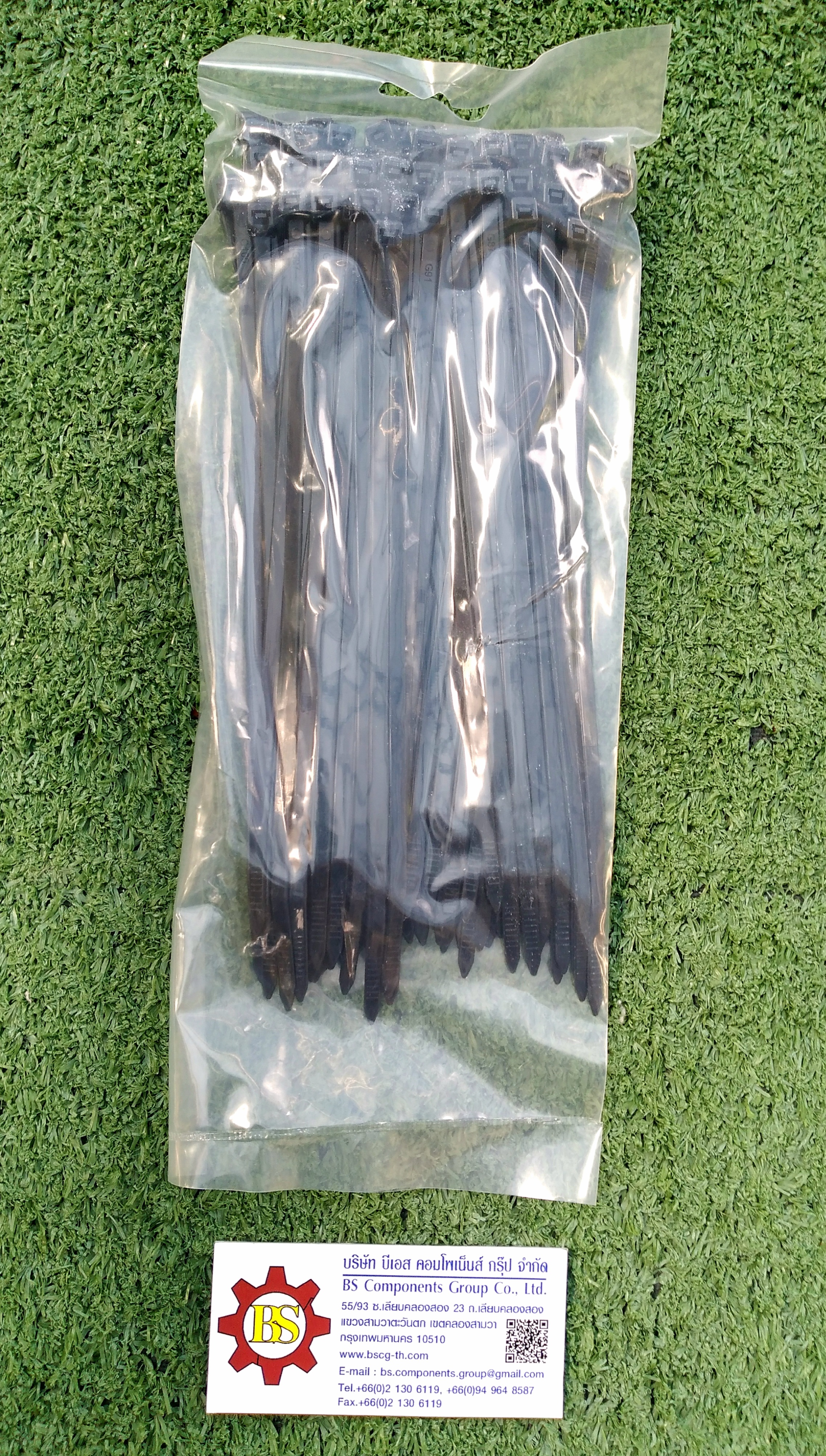 Sale : เคเบิ้ลไทร์ SCT-200B-4C 8" สีดำ 100ชิ้น/ถุง