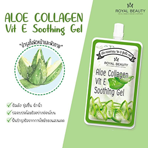 ราคาส่งAloe Collagen Vit E Soothing Gelแบบซอง
