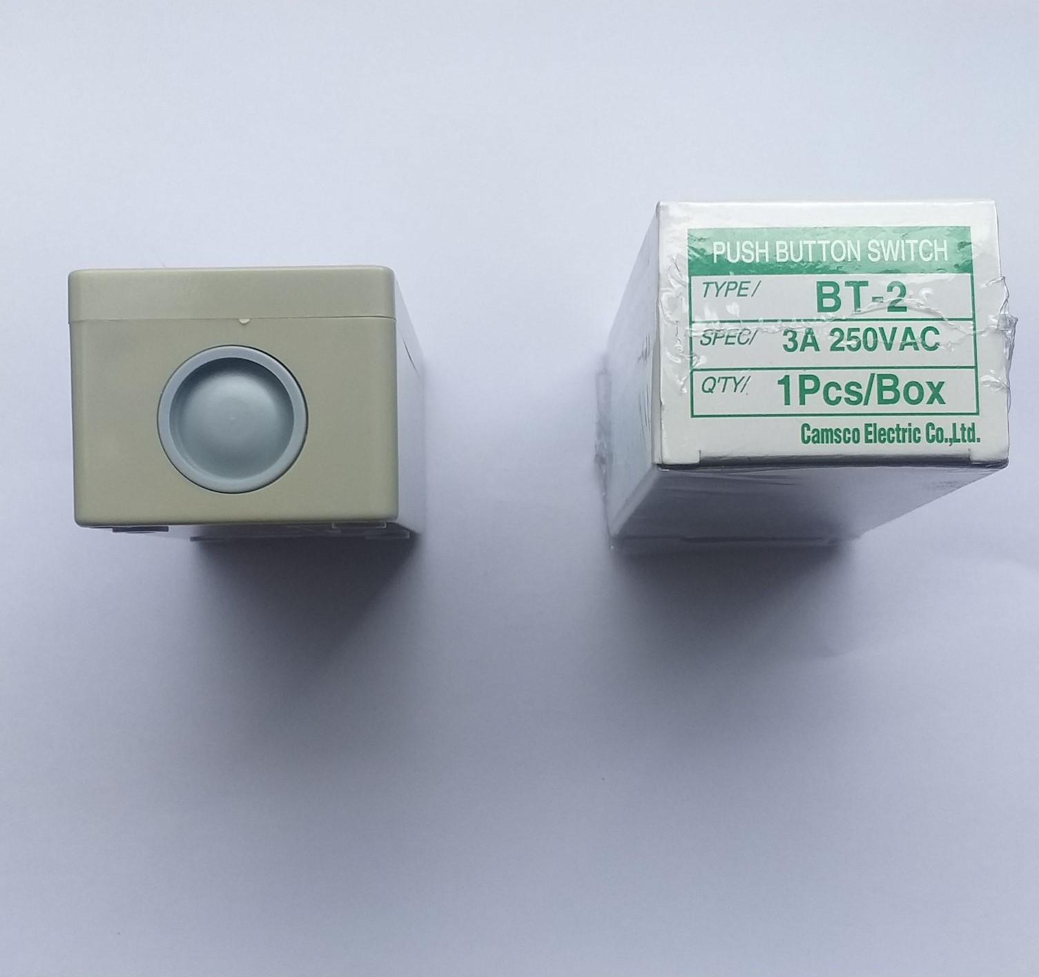 SHINOHAWA : สวิตช์กดจม ON-OFF BT-2 3A (CP021)