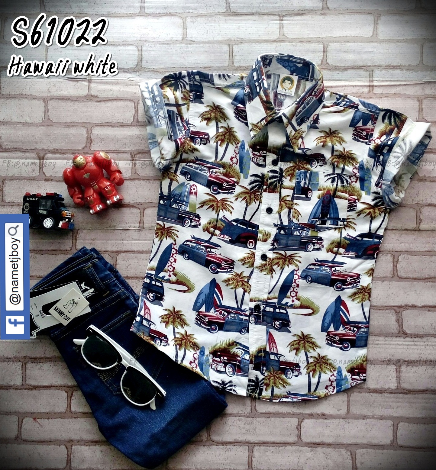 S61022 ฮาวาย สีขาว