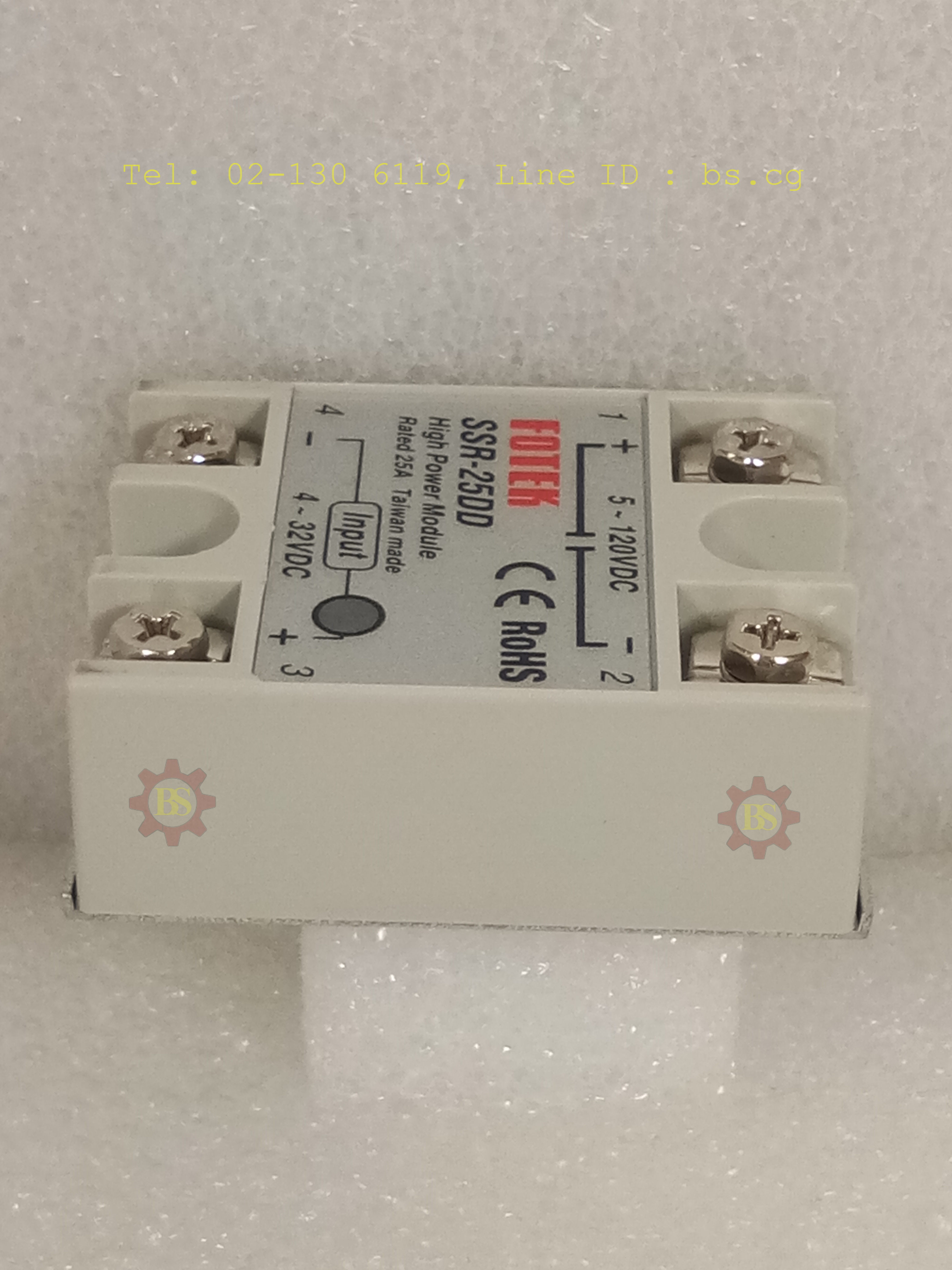 FOTEK : Solid State Module Rated: 25A max. SSR-25DD