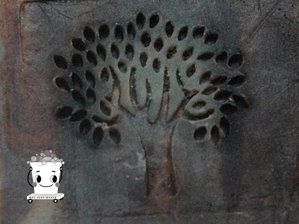 TREE ARGAN SOAP STAMP 4.2 X 4.2 CM.