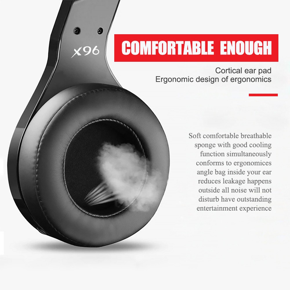 OKER X96 7 COLOR LED HI-FI STEREO HEADSET+MIC GAMING USB+3.5 SKU-02933