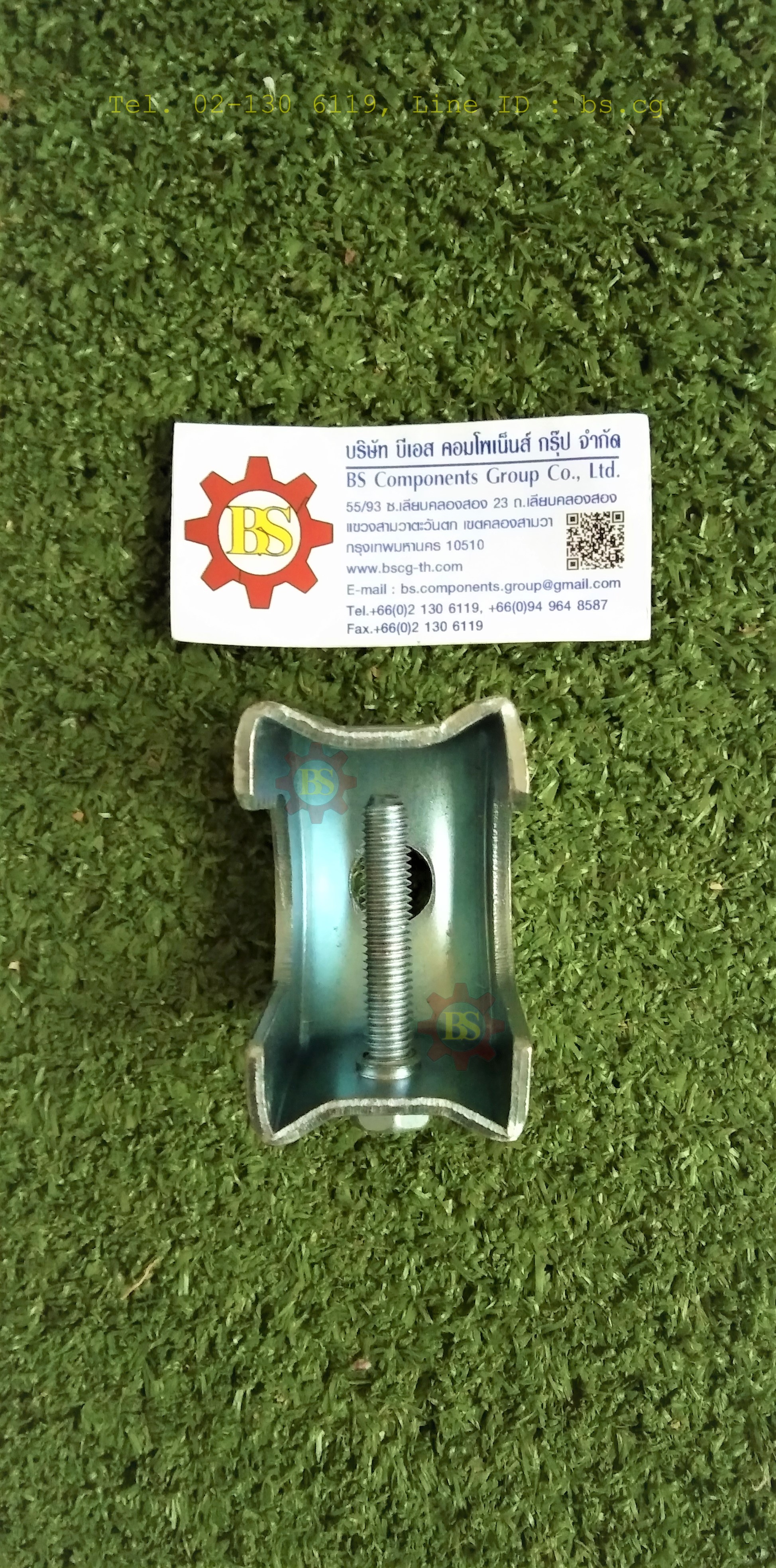 แคล้มฟันจระเข้ เบอร์ 2W ชุบขาว (beam clamp) 17-32mm.