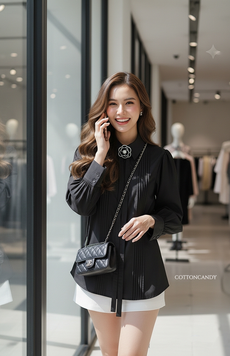 Tag#cottoncandy เสื้อเชิ๊ตรุ่นนี้ดีเทลดีมาก