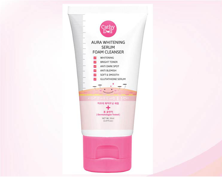 Cathy Doll AURA WHITENING SERUM FOAM CLEANSER 100ml