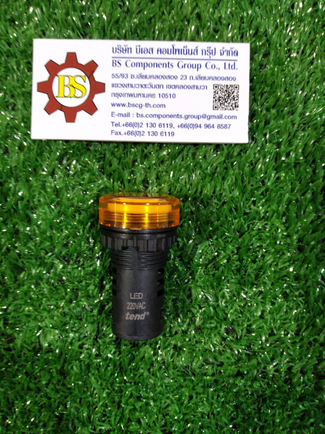TEND : Pilot Lamp (TS2) 22/25 mm. ส้ม LED 220 V
