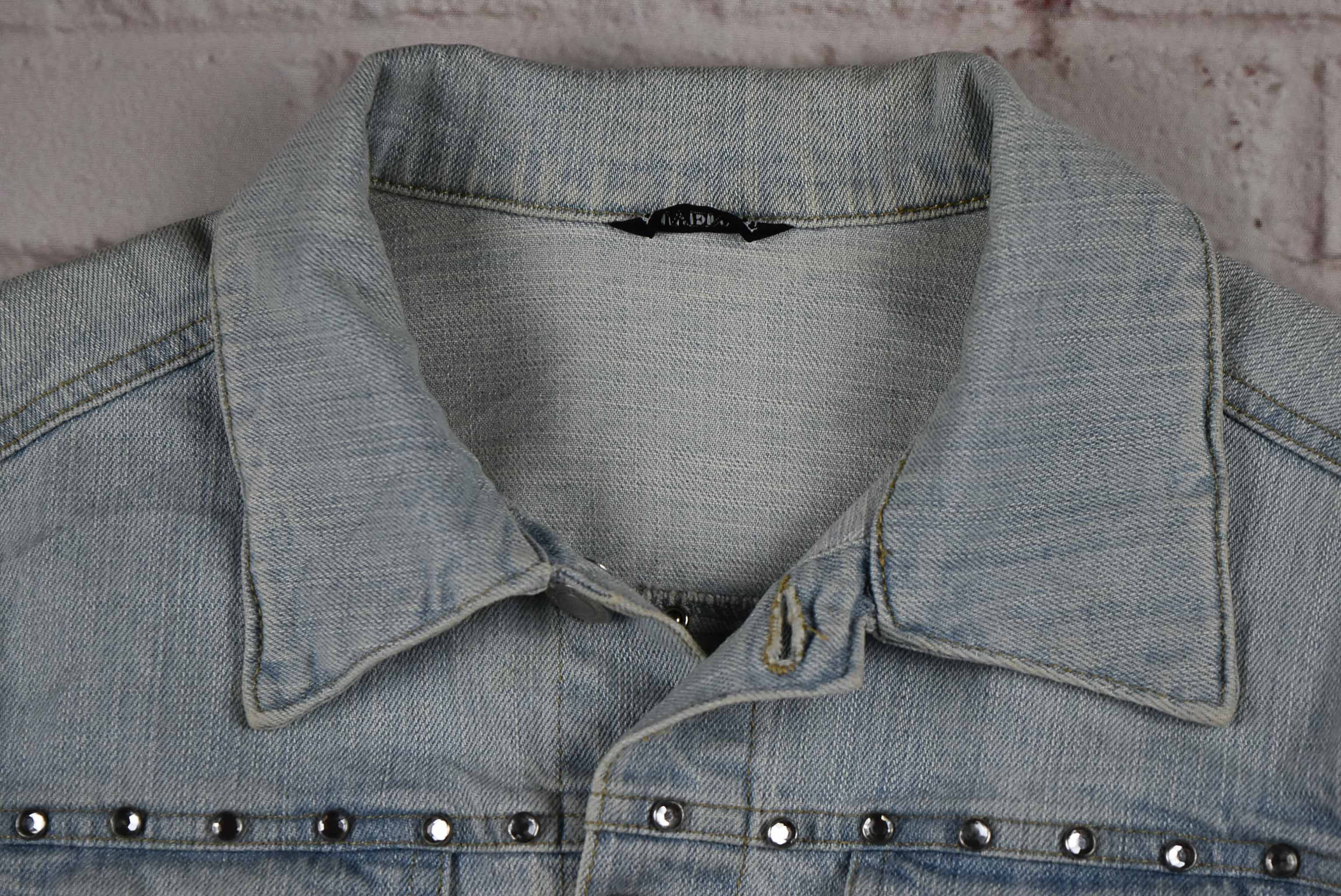 "เสื้อเด็ก" ELVENCE อกจริง 32 ไซส์ 140 เสื้อแจ็คเก็ตยีนส์ แขนยาว เด็กหญิงชาย สีซีด แต่งสวย เนื้อผ้านุ่มใส่สบาย ใส่คลุมกันแดด