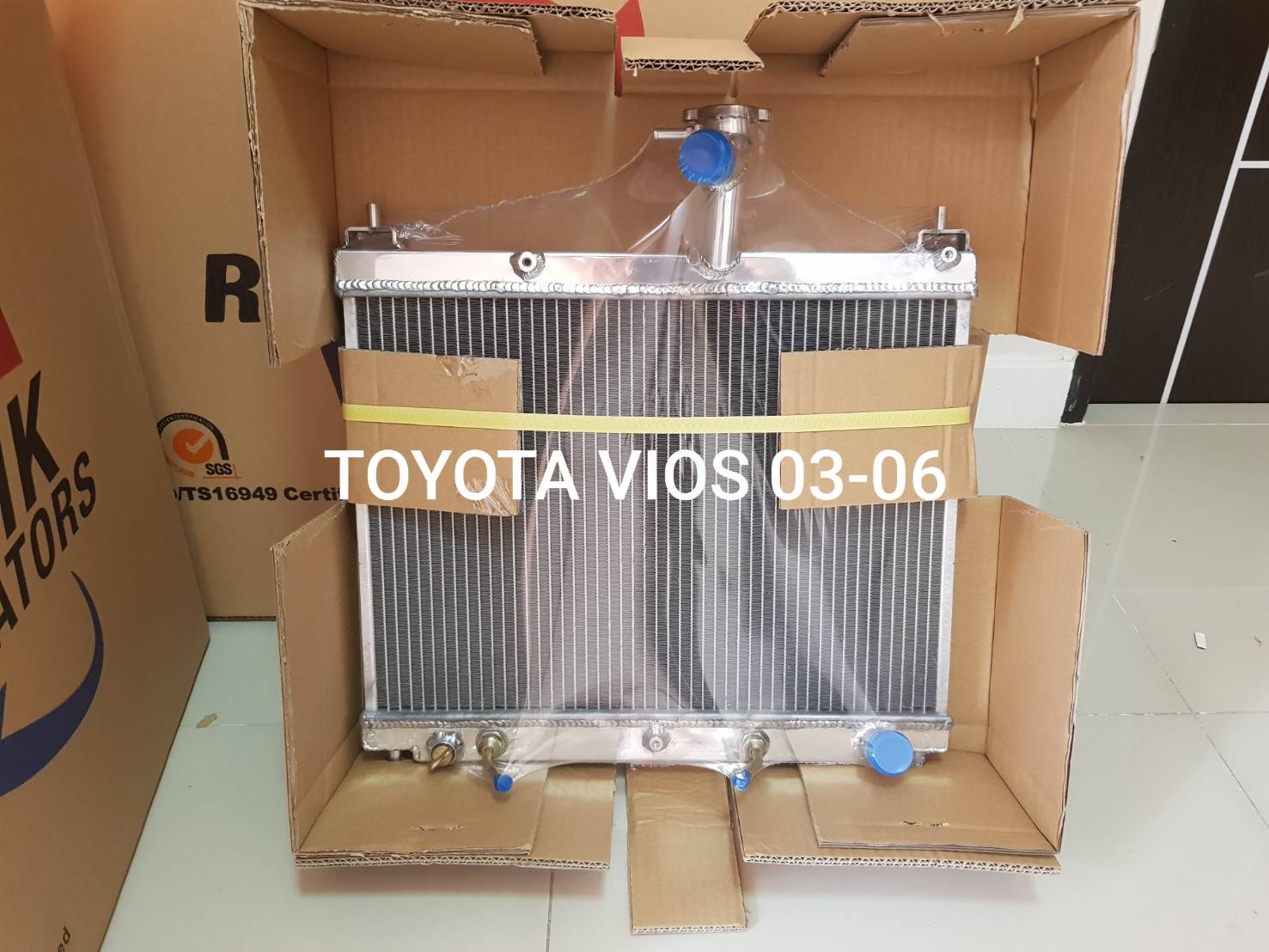 TOYOTA VIOS 1.5 ปี 2003 - 2006 อลูมิเนียมทั้งใบ หนา 26 มิล