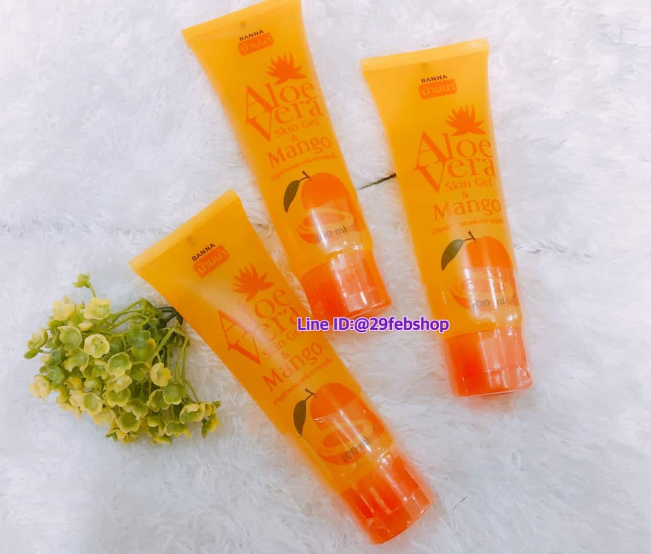 BANNA Aloe Vera Skin Gel & Mango 100ml.