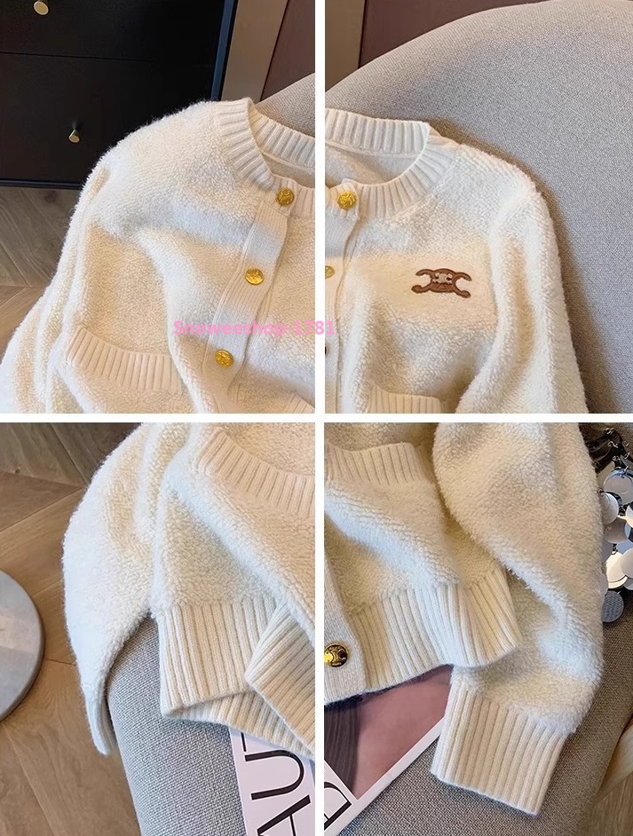 เสื้อไหมพรมคาร์ดิแกนงานเหมือนแบรนด์ดัง ผ้าทอหนาเกรดพรีเมี่ยมสีเบจ ใส่เป็นเสื้อคลุมสวมทับหรือใส่แบบตัวเดียวก็สวย ผ้านิ่มใส่สบายกันหนาวได้ ใส่ไปต่างประเทศหรือใส่ทำงานก็ดูดี