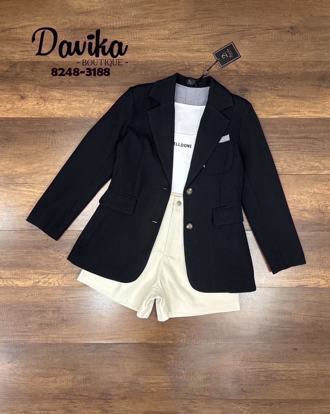 Label :: RAMI-PAPHA(รมิปภา) Detail ::สูท+เสื้อ+กางเกง Set3ชิ้น!!! สูททูโทนดีไซน์เก๋มากคะ กระเป๋าอกตัดแต่งสีเทา ไหล่มีฟองน้ำ ซับในงานสูทอย่างดีทั้งตัว กระเป๋าและ กระดุมหน้าใช้งานได้จริง ปลายแขนแต่งกระดุมเม็ดเล็ก