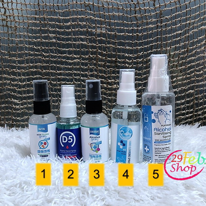 Alcohol Hand Spray แอลกอฮอล์สเปรย์ 30-80 ml