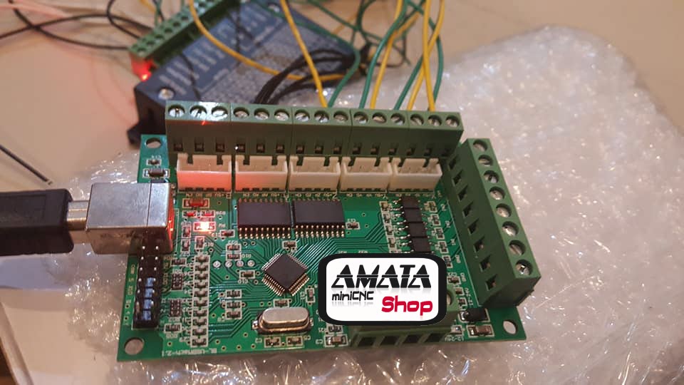 Interface Board MACH3 5 Axis Run On Win XP/7/8/10-32/64 bit + USB Cable + Manual + Plugin