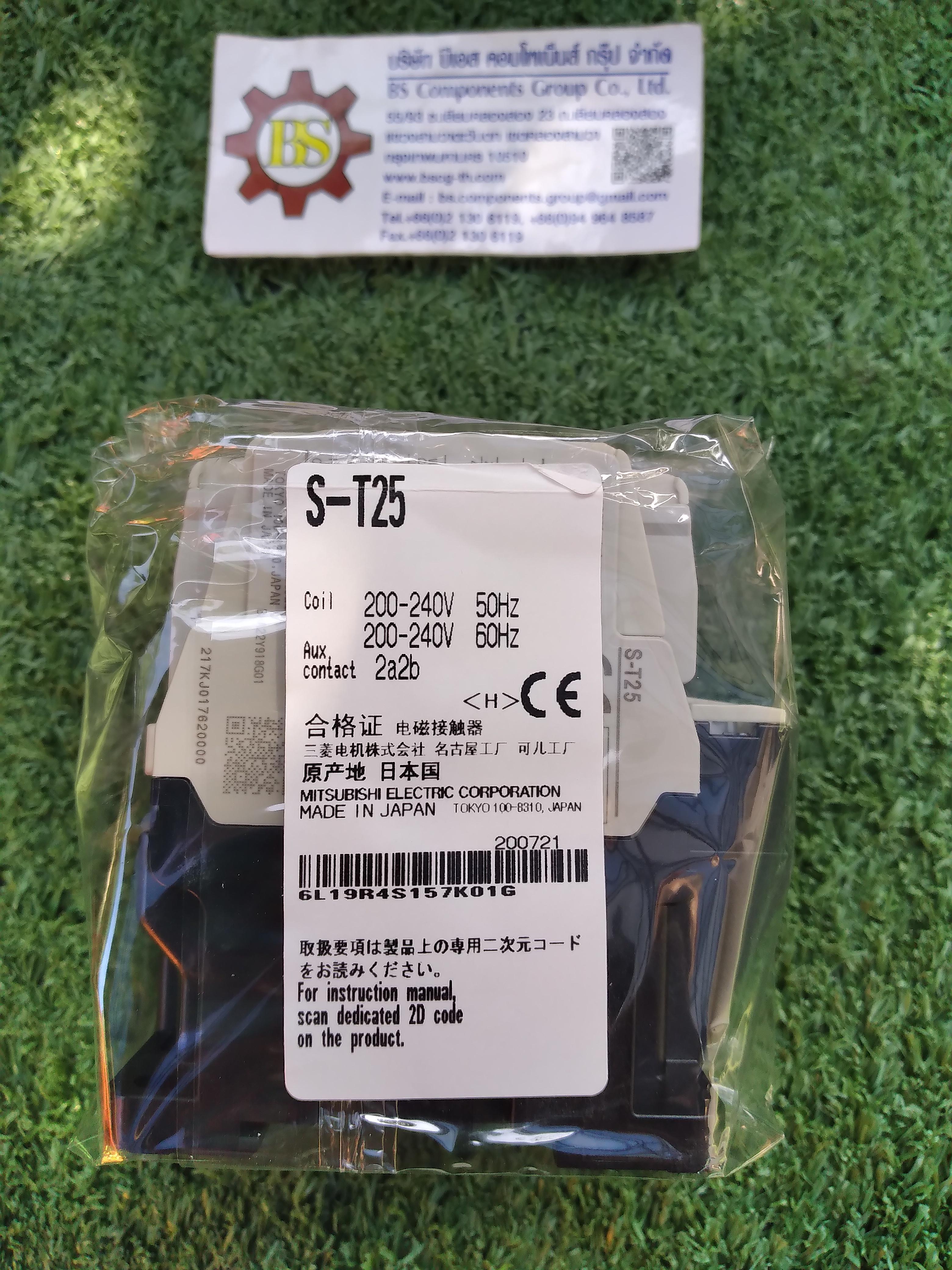 Mitsubishi : คอนแทคเตอร์ S-T25 coil 220Vac