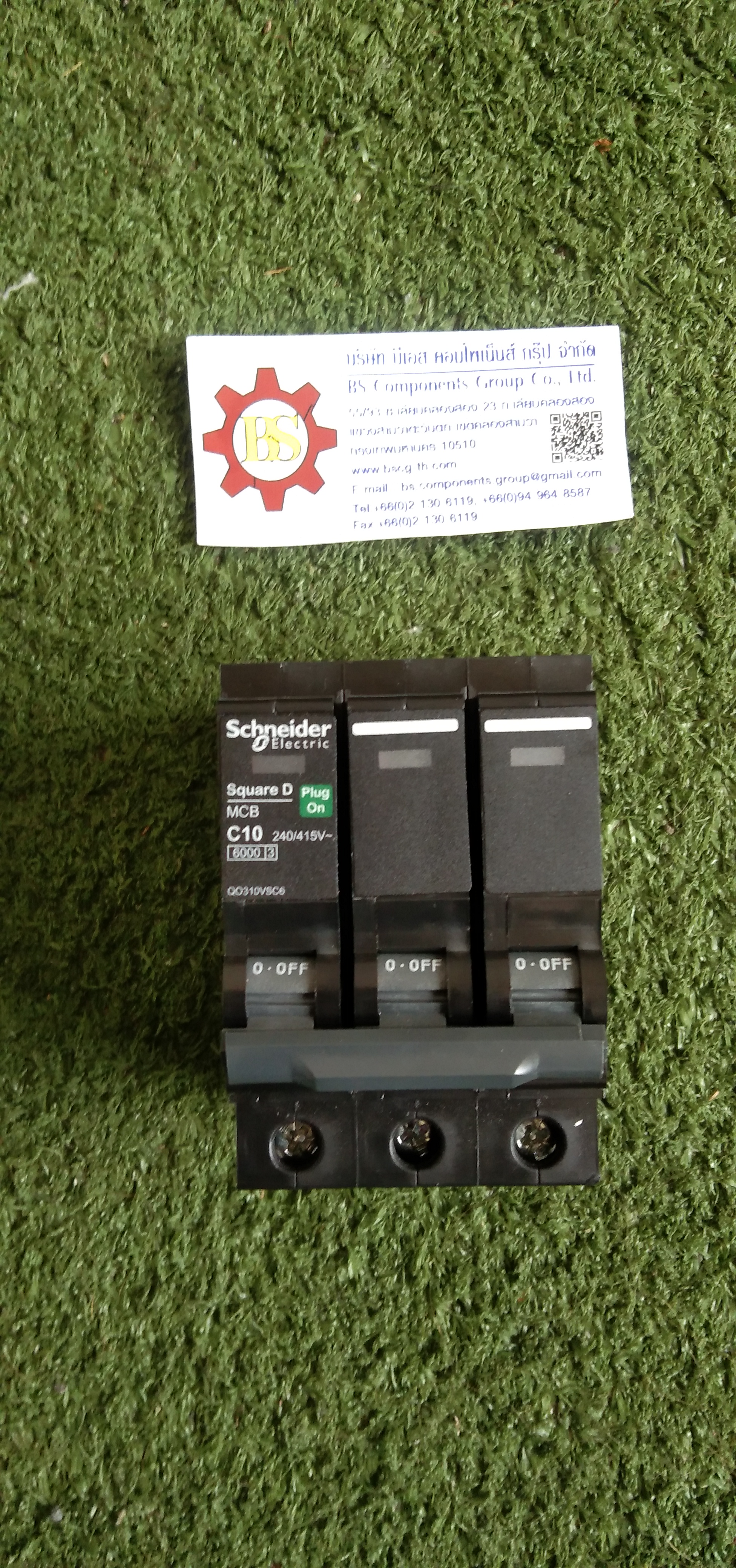 Schneider : QO310VSC6T ลูกย่อยชนิด 3P 16A 6kA