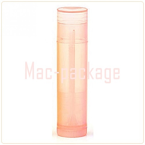 OLDROSE LIPSTICK TUBE หลอดลิปสติกใสสีโอรส 5 มล.มีฝาปิด