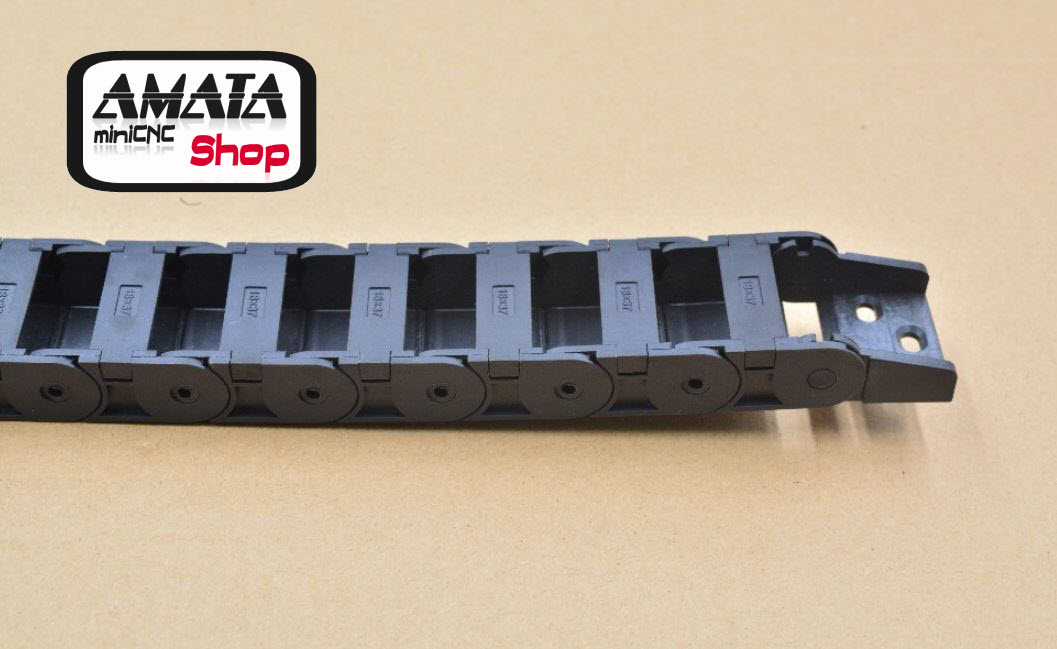 รางกระดูกงู Cable Chain (18x37mm + R38mm) ยาว 1 เมตร (แบบเปิดได้)