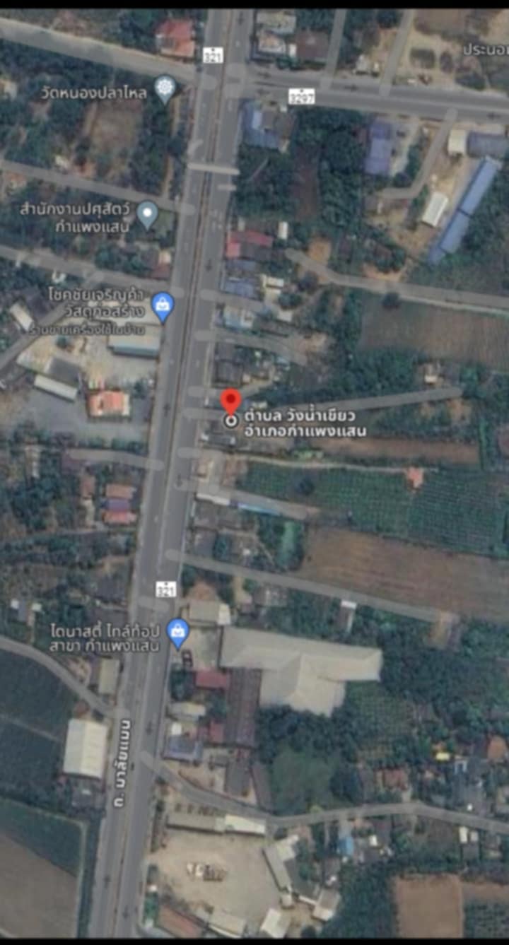 ขายที่ดิน อ.กำแพงแสนทำเลดีติดถนนมาลัยแมนใกล้โลตัสเดินทางสะดวก 2 ไร่ 1 งาน 60.5 ตรว.