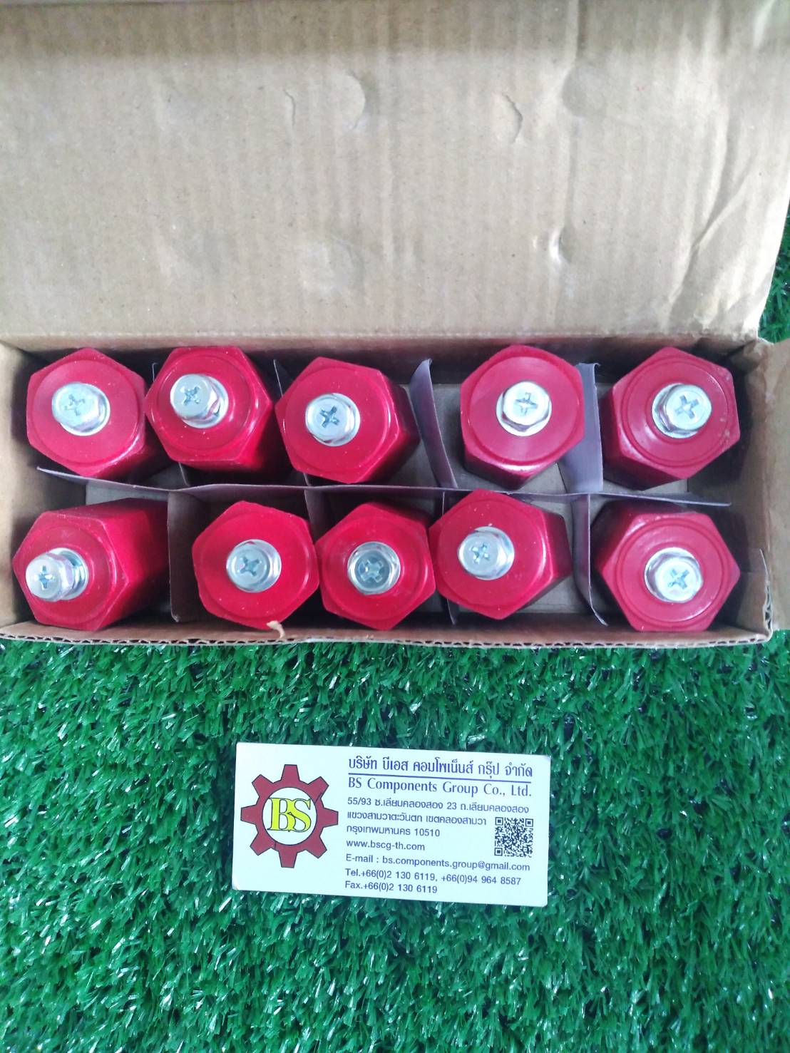 SHINOHAWA : ลูกถ้วยหกเหลี่ยม EN40 (รวมสกรู)