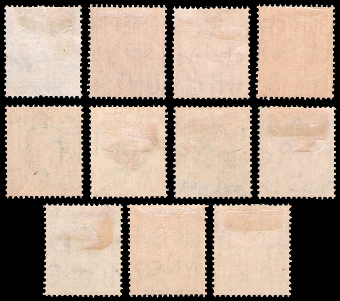 1934-1936 King Geroge 5 Set of 11s CV $54.4