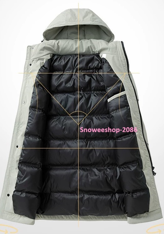 เสื้อโค้ทยาวบุหนา อุ่นได้ถึงติดลบ ไซส์ใหญ่พิเศษ L-8XL และ 3 สีสุดเท่ ใส่เที่ยวต่างประเทศหรือขึ้นเหนือก็เท่ได้ทุกองศา กันน้ำ กันลม กันหิมะครบจบในตัวเดียว ทรงยาวเหนือเข่า ดูแพง ใส่แล้วหุ่นดูสูงเพรียว มีฮู้ดปรับได้ ใส่สบายไม่อึดอัด