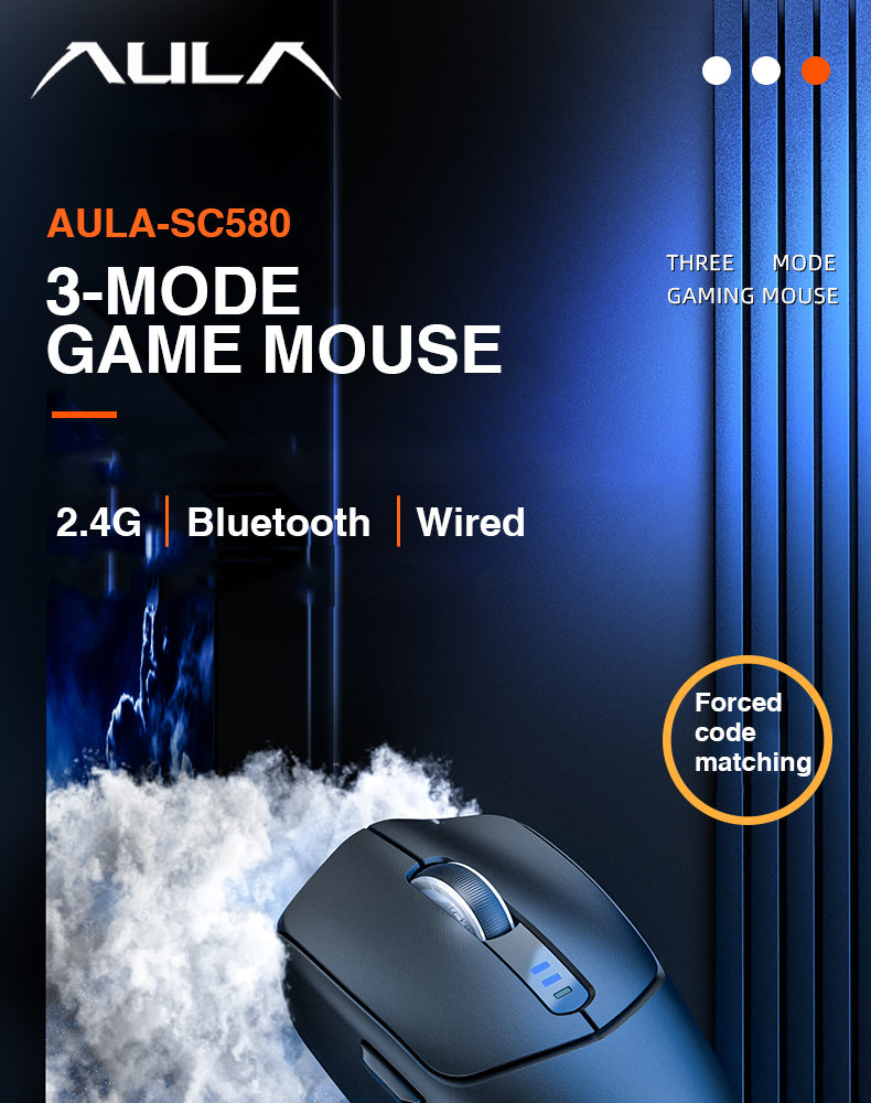 AULA SC580 3-MODE GAMING MOUSE SKU-03002