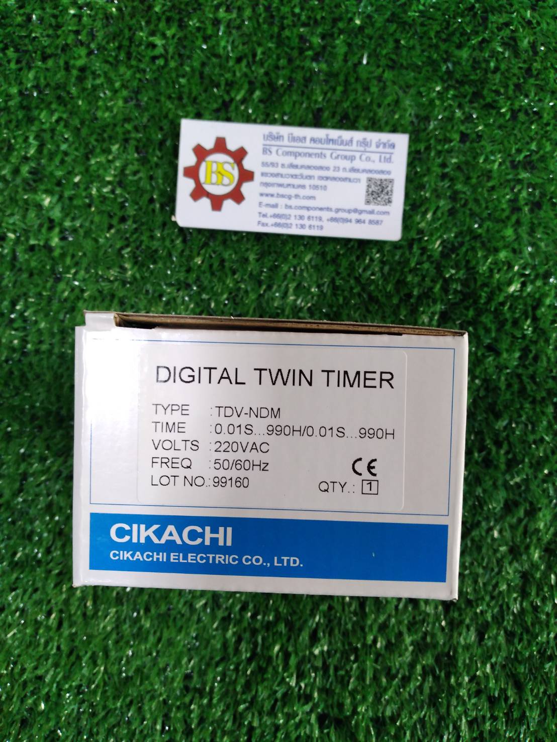 CIKACHI : Digital twin timer TDV-NDM 220V 0.1S-99H