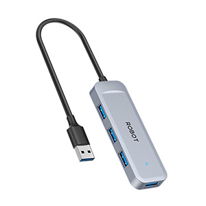 ROBOT H340A USB 3.0 HUB 4PORT สายยาว25cm. SKU-02866