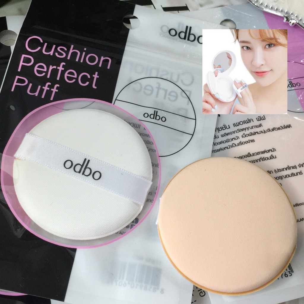 ❤ odbo Cushion Perfect Puff OD898 โอดีบีโอ พัฟคุชชั่น ขนาด 5.4cm