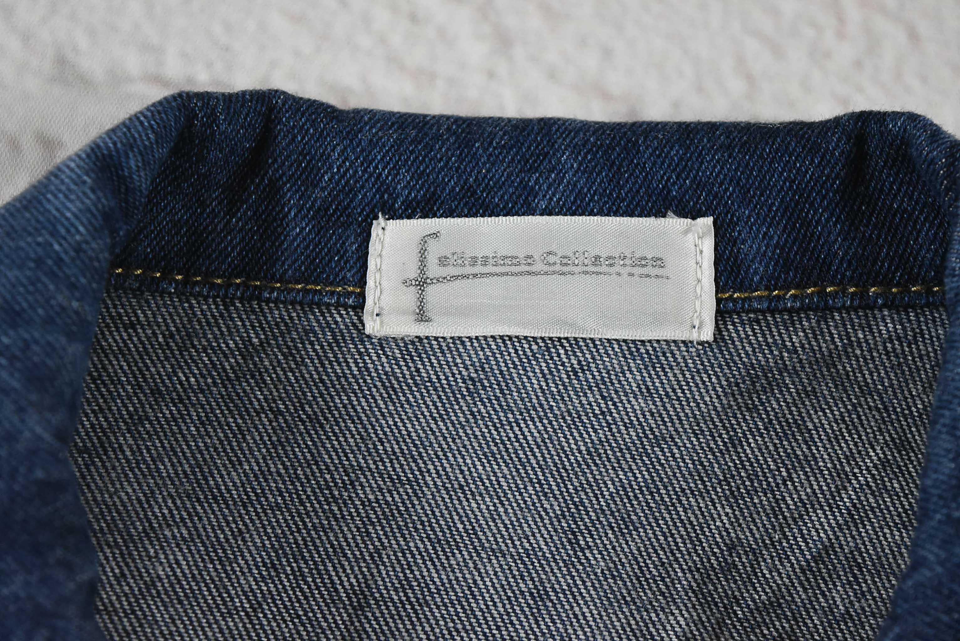 Felissiom อกจริง 38 ไซส์ L เสื้อแจ็คเก็ตยีนส์ แขนยาว ผู้หญิง สีเข้ม ปักลายดอก มีซิปหน้า ผ้านุ่ม คลุมกัดแดด