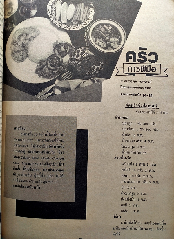 การฝีมือ ปีที่ 2 เล่มที่ 13 สิงหาคม 2532 (พร้อมหนังสือแถมฟรี)