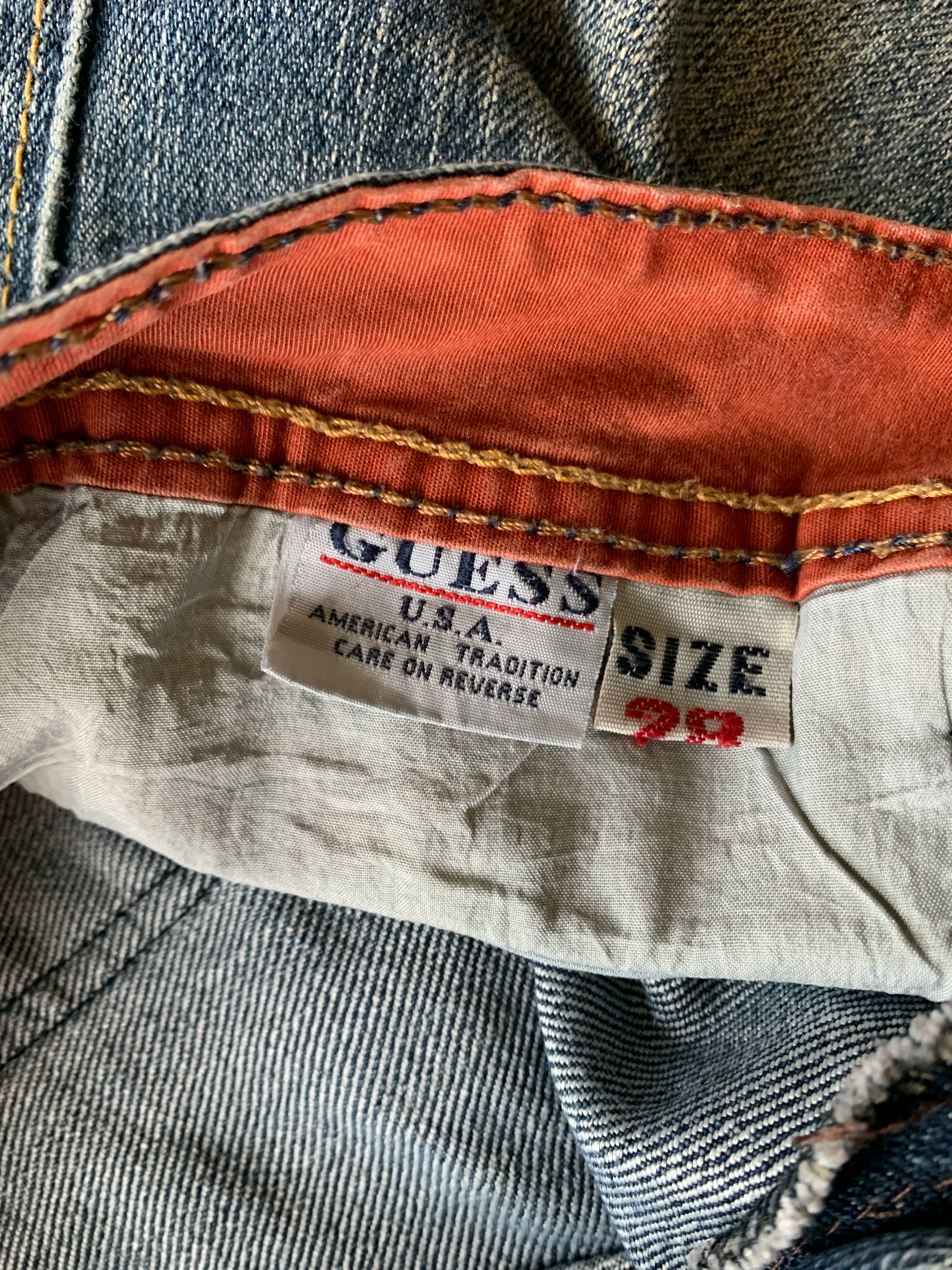 กางเกงยีนส์ผู้หญิง Guess มือสอง Made in USA