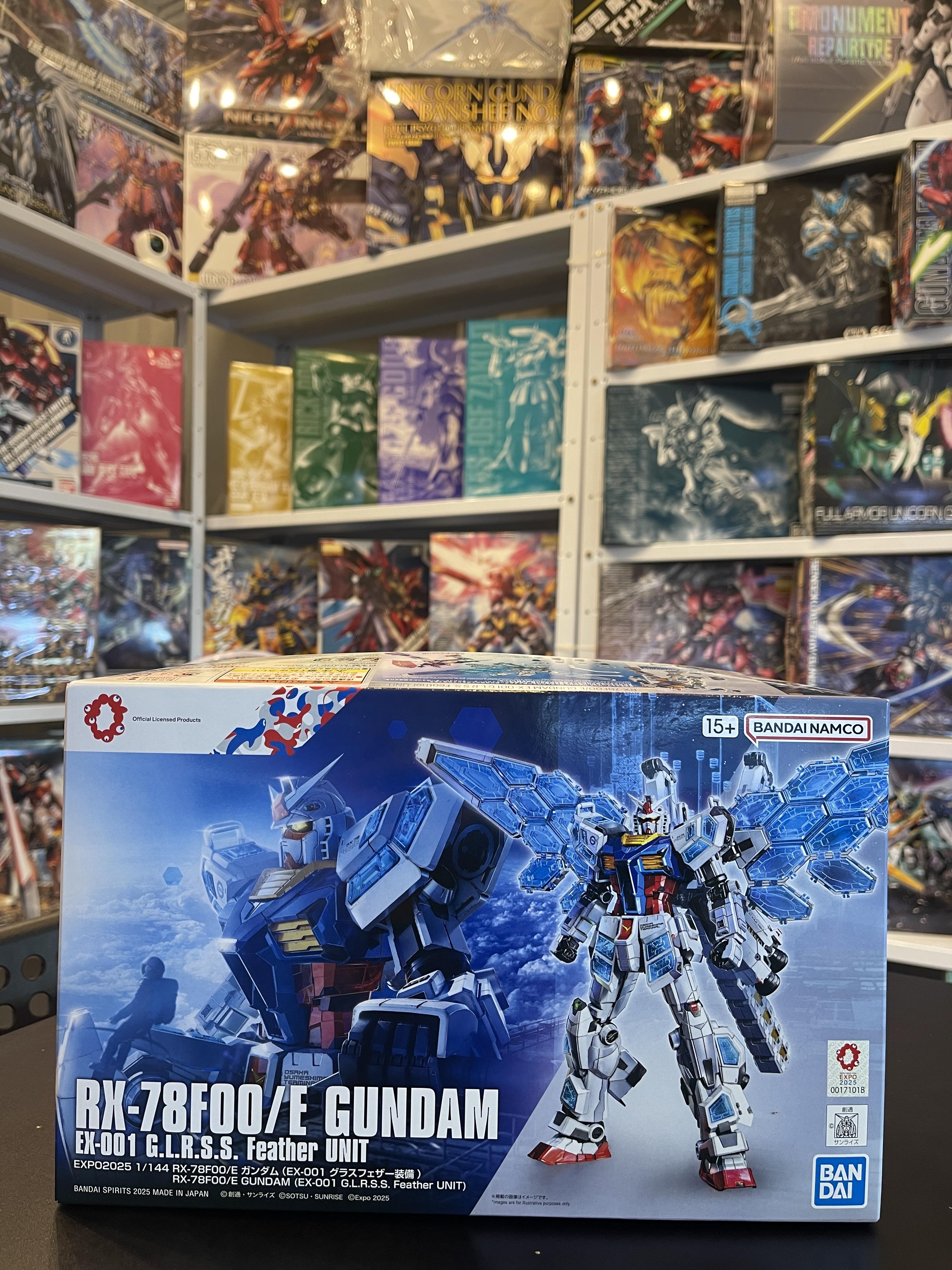 HG 1/144 RX-78F00E Gundam [EX-001 G.L.R.S.S. Feather Unit] (EXPO2025 Exclusive)